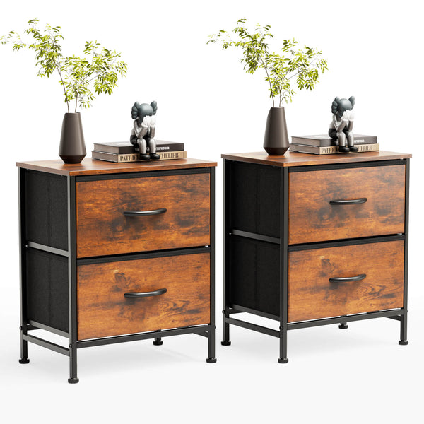 🎁 Sweetcrispy Nightstand 2 Piece Set for Bedroom (100% off)