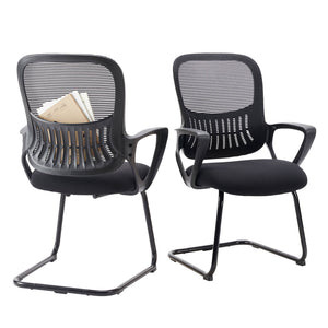 Sweetcrispy Office Chair with Storage Basket for Office