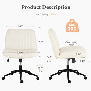 Sweetcrispy Armless Plank Chair, Adjustable, for Bedroom