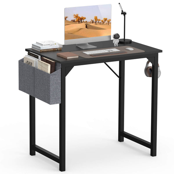 Sweetcrispy Computer Desk with Organizer for Office Bedroom