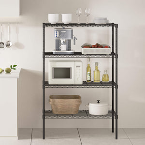 Sweetcrispy Shelf Metal Heavy Duty Construction For Kitchen Pantry