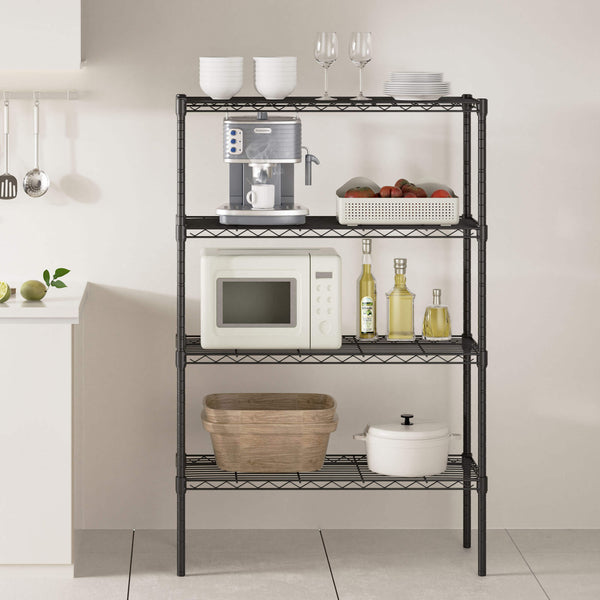 Sweetcrispy Shelf Metal Heavy Duty Construction For Kitchen Pantry