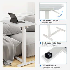 Sweetcrispy Removable Standing Table for Bedroom Office
