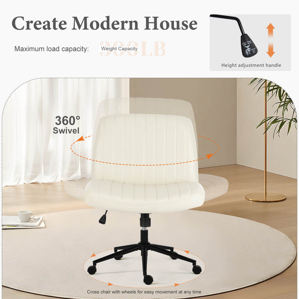 Sweetcrispy Armless Plank Chair, Adjustable, for Bedroom