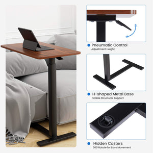 Sweetcrispy Removable Standing Table for Bedroom Office