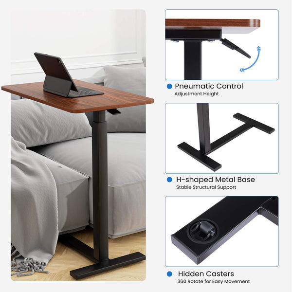 Sweetcrispy Removable Standing Table for Bedroom Office
