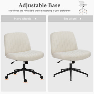 Sweetcrispy Armless Plank Chair, Adjustable, for Bedroom