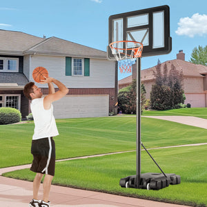 Sweetcrispy Portable Basketball Hoops for Indoors and Outdoors
