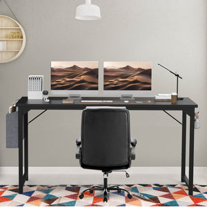 Sweetcrispy Computer Desk with Organizer for Office Bedroom