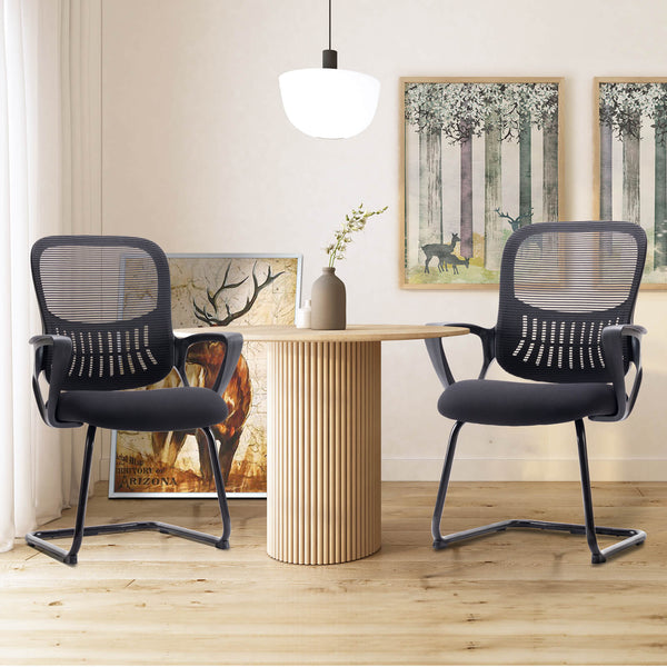 Sweetcrispy Office Chair with Storage Basket for Office