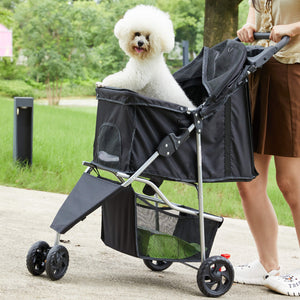 Sweetcrispy Foldable Pet Outdoor Stroller