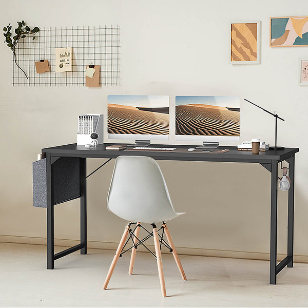 Sweetcrispy Computer Desk with Organizer for Office Bedroom