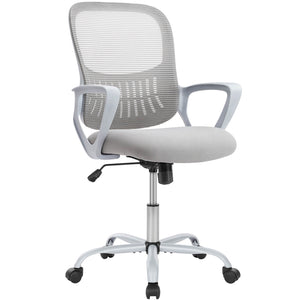 Sweetcrispy Office Chair with Lumbar Support and Armrests