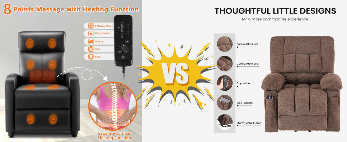 Manual Recliner vs. Power Recliner: Which Massage Chair Is Right for You?