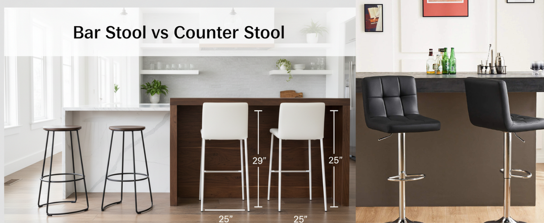 Bar Stool vs Counter Stool