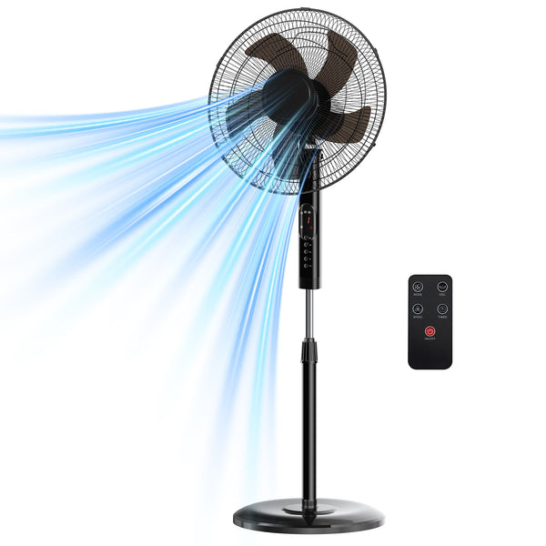 Sweetcrispy Pedestal Fan with Remote Control