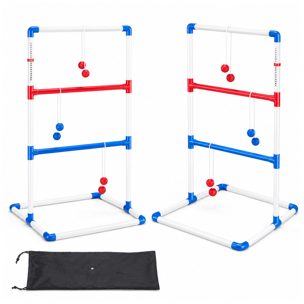Sweetcrispy Portable Ladder Ball Game Set for Backyard & Camping