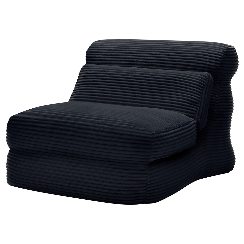 edx Folding Sofa Bed, 3 in 1 Convertible Sofa with Back Support, Portable Folding Chair Bed, Living Room Bedroom Comfortable Floor Sofa Lounge, Single Bed