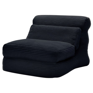 edx Folding Sofa Bed, 3 in 1 Convertible Sofa with Back Support, Portable Folding Chair Bed, Living Room Bedroom Comfortable Floor Sofa Lounge, Single Bed