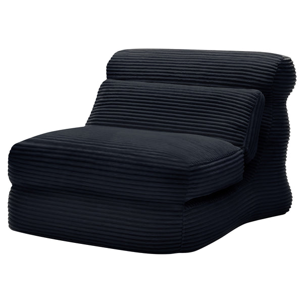 edx Folding Sofa Bed, 3 in 1 Convertible Sofa with Back Support, Portable Folding Chair Bed, Living Room Bedroom Comfortable Floor Sofa Lounge, Single Bed