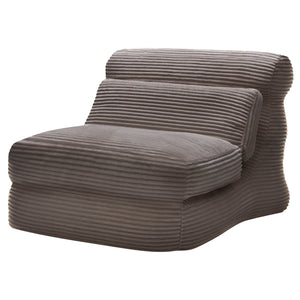 edx Folding Sofa Bed, 3 in 1 Convertible Sofa with Back Support, Portable Folding Chair Bed, Living Room Bedroom Comfortable Floor Sofa Lounge, Single Bed