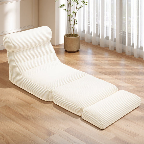 edx Folding Sofa Bed, 3 in 1 Convertible Sofa with Back Support, Portable Folding Chair Bed, Living Room Bedroom Comfortable Floor Sofa Lounge, Single Bed