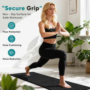 Sweetcrispy Interlocking Gym Floor Tiles for Home Gym