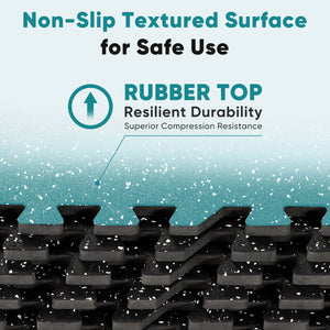 Sweetcrispy Interlocking Gym Floor Tiles for Home Gym