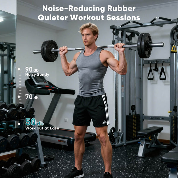 Sweetcrispy Interlocking Gym Floor Tiles for Home Gym