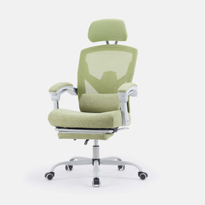 Sweetcrispy Office Chair with Lumbar Extendable Pedal