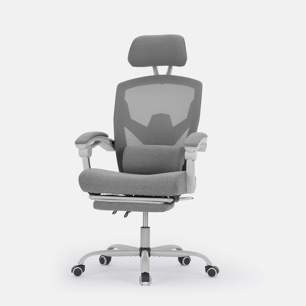 Sweetcrispy Office Chair with Lumbar Extendable Pedal