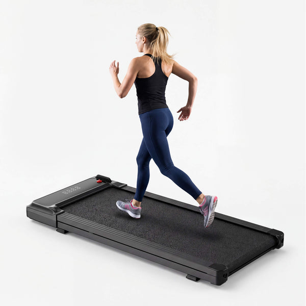 Sweetcrispy Portable Foldable Treadmill with Handrails