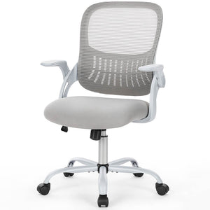 Sweetcrispy Office Chair with Wheels Reversible Armrests