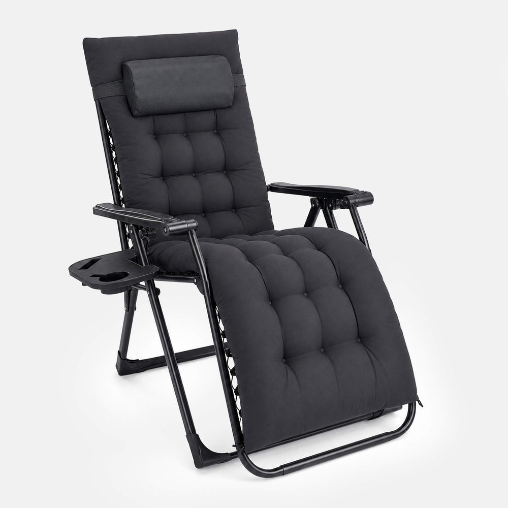 Sweetcrispy Foldable Zero-Gravity Outdoor Lounge Chair for Beach/Patio
