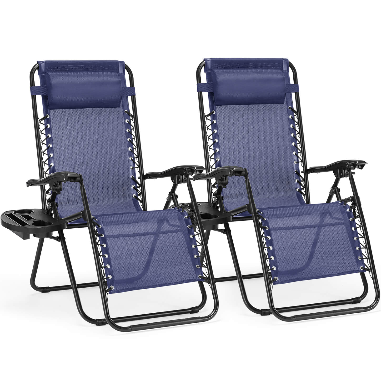 Sweetcrispy Portable Camping Lounge Chair（Set of 2）