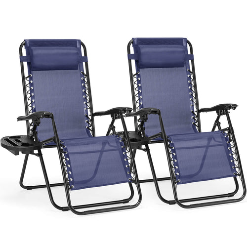 Sweetcrispy Portable Camping Lounge Chair（Set of 2）