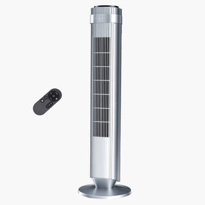 Sweetcrispy Quiet Bladeless Smart Tower Fan for Living Room