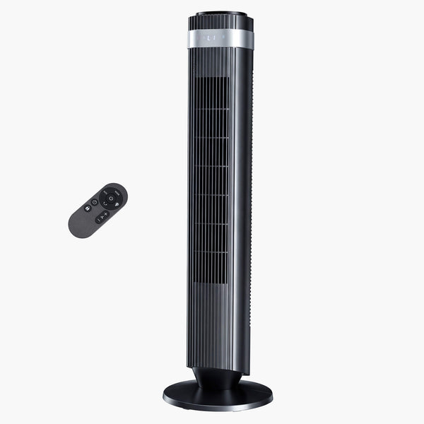 Sweetcrispy Quiet Bladeless Smart Tower Fan for Living Room