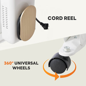 Sweetcrispy SilentRadiate Oil-Filled Radiator Heater for Indoor Use