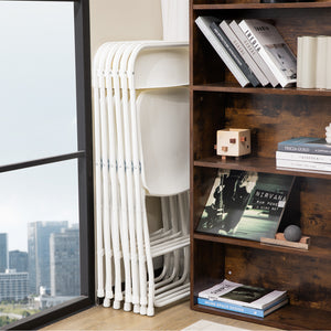 Sweetcrispy Lightweight Plastic Folding Chair for Indoor & Outdoor Use