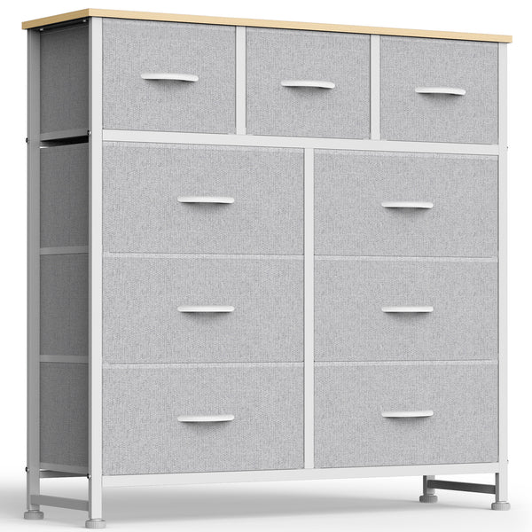 SWEETCRISPY Fabric Dresser, Storage Chest For Bedroom, Closet, Living Room, Hallway