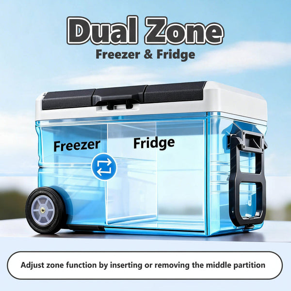 Sweetcrispy Smart Portable Car Refrigerator for Camping & Road Trips