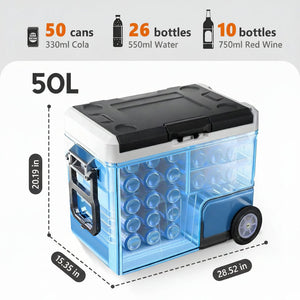 Sweetcrispy Smart Portable Car Refrigerator for Camping & Road Trips