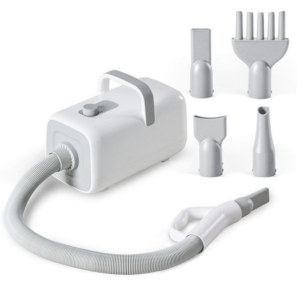 Sweetcrispy Pet Hair Dryer with Adjustable Speed/Temperature, Grooming Dryer