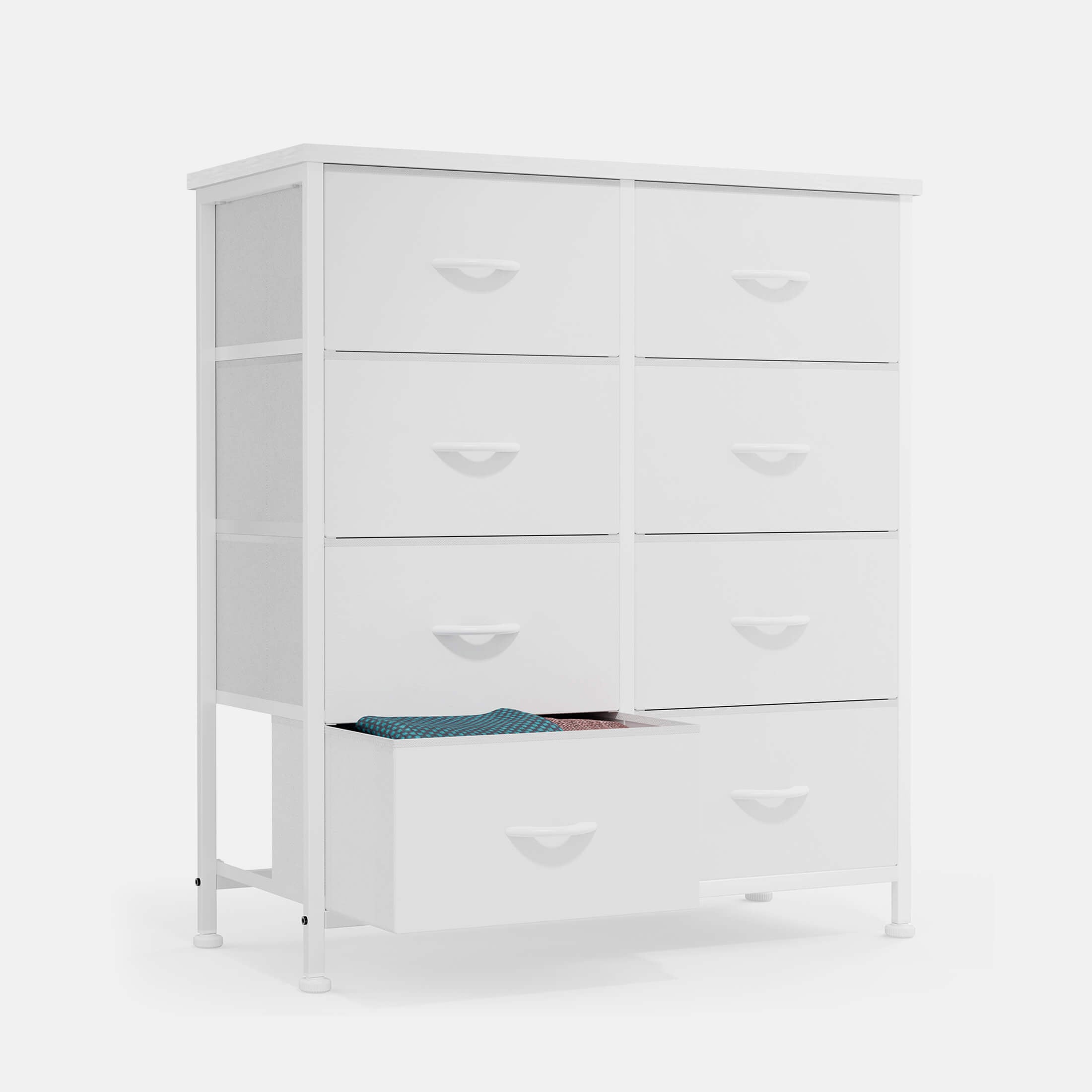 white fabric dresser Sorbus 6 Drawer 15.75 in. Wide Chest of Drawers Tall with Steel Frame Wood Top and Easy Pull Foldable Bins DRW-TL6-WT and comforters 6-Drawer Fabric Dresser White -