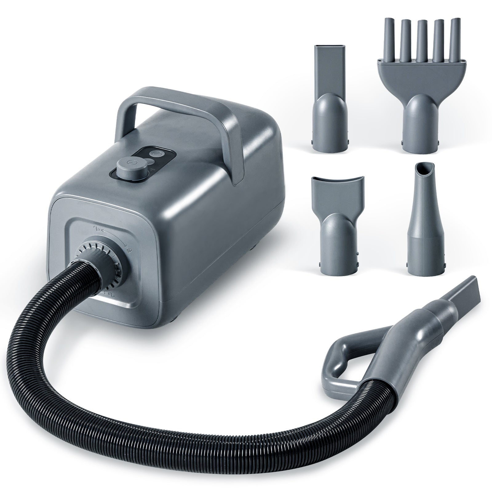 Sweetcrispy Pet Hair Dryer with Adjustable Speed/Temperature, Grooming Dryer