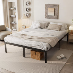 Sweetcrispy Heavy Duty Metal Bed Frame for Bedroom