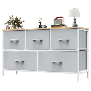 SWEETCRISPY Fabric Dresser, Storage Chest For Bedroom, Closet, Living Room, Hallway