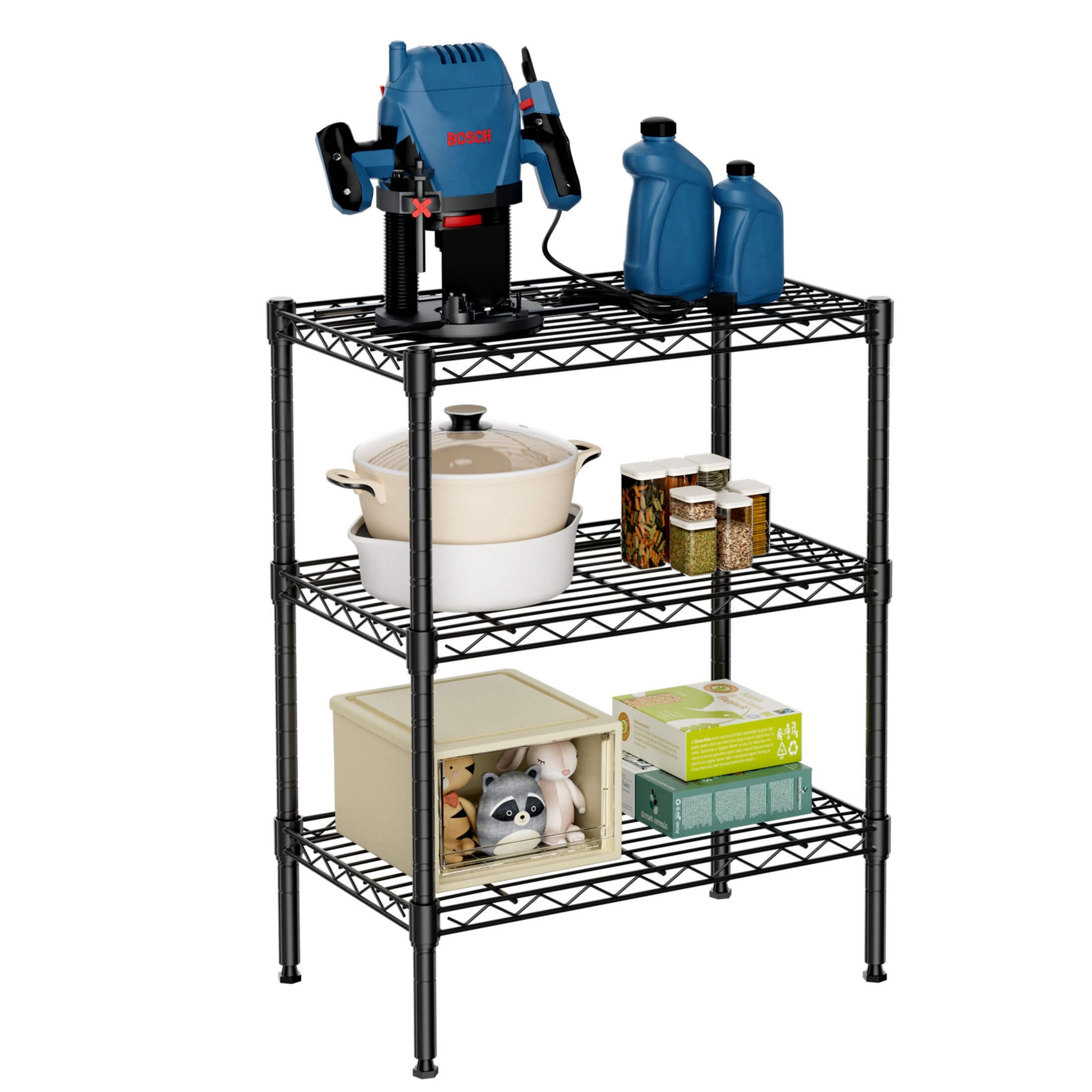 Sweetcrispy Shelf Metal Heavy Duty Construction For Kitchen Pantry – sweetcrispy