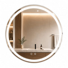 Sweetcrispy Adjustable, Lighted, Anti-Fog Makeup Mirror for Bathroom
